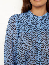 SECOND FEMALE Aronia Shirt - Cornflower SzL