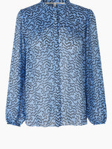 SECOND FEMALE Aronia Shirt - Cornflower SzL